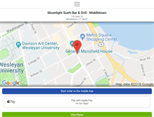 Tablet Screenshot of moonlightsushibargrill.com